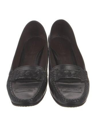 Bottega Veneta Intrecciato Weave Leather Pumps