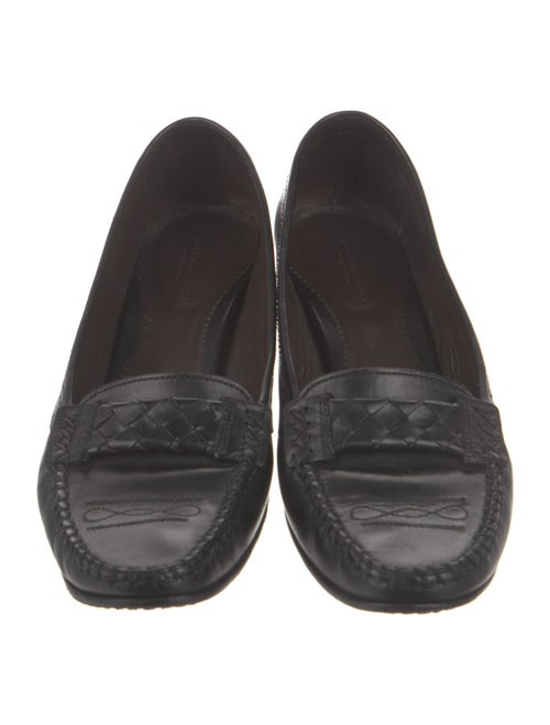 Bottega Veneta Intrecciato Weave Leather Pumps
