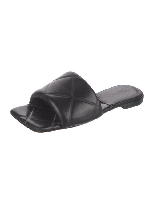 Bottega Veneta Intrecciato Weave Leather Slides