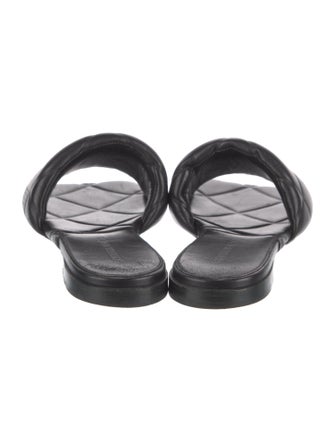 Bottega Veneta Intrecciato Weave Leather Slides