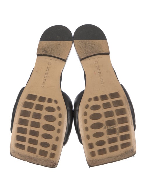Bottega Veneta Intrecciato Weave Leather Slides