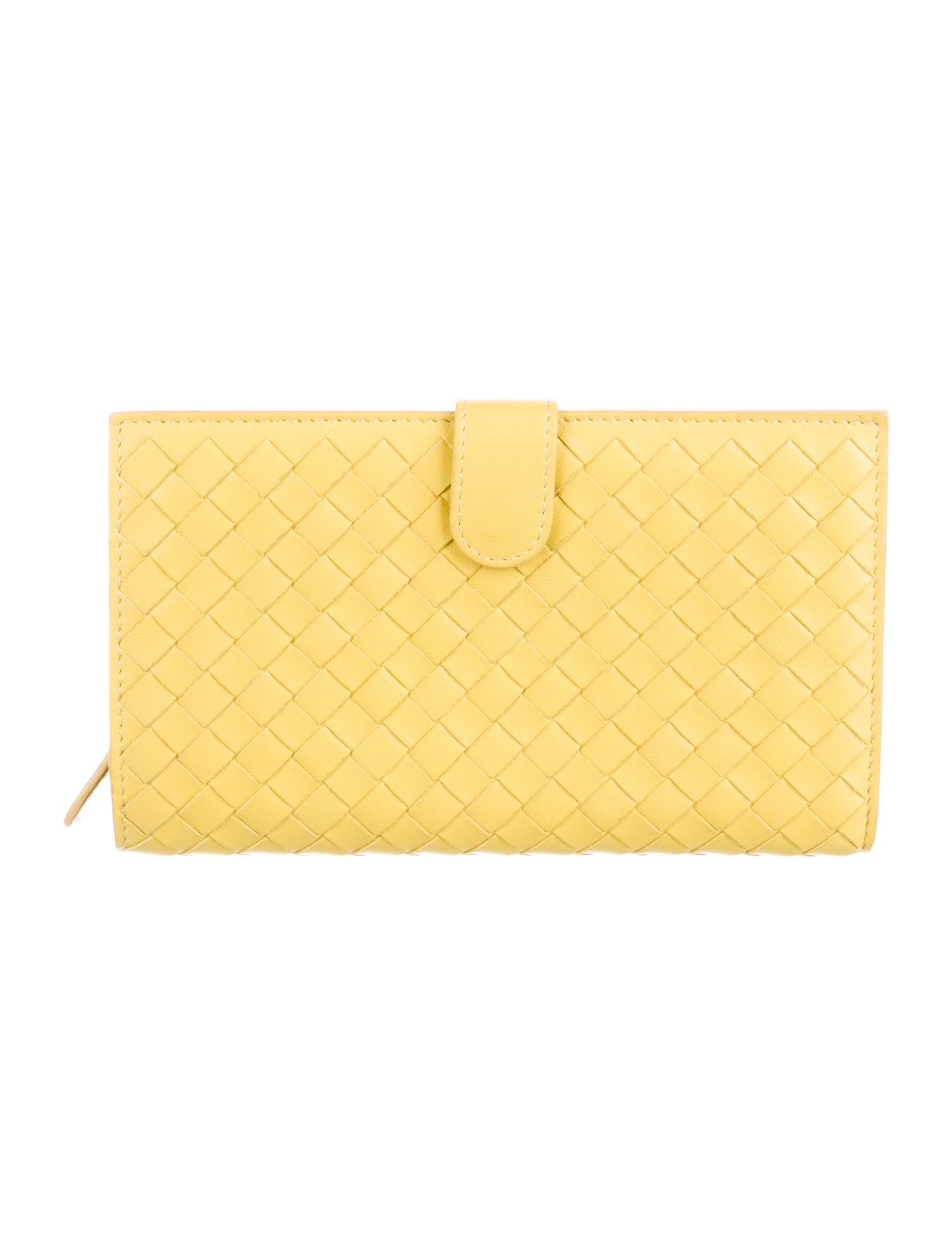 Bottega Veneta Vintage Intrecciato Weave Wallet