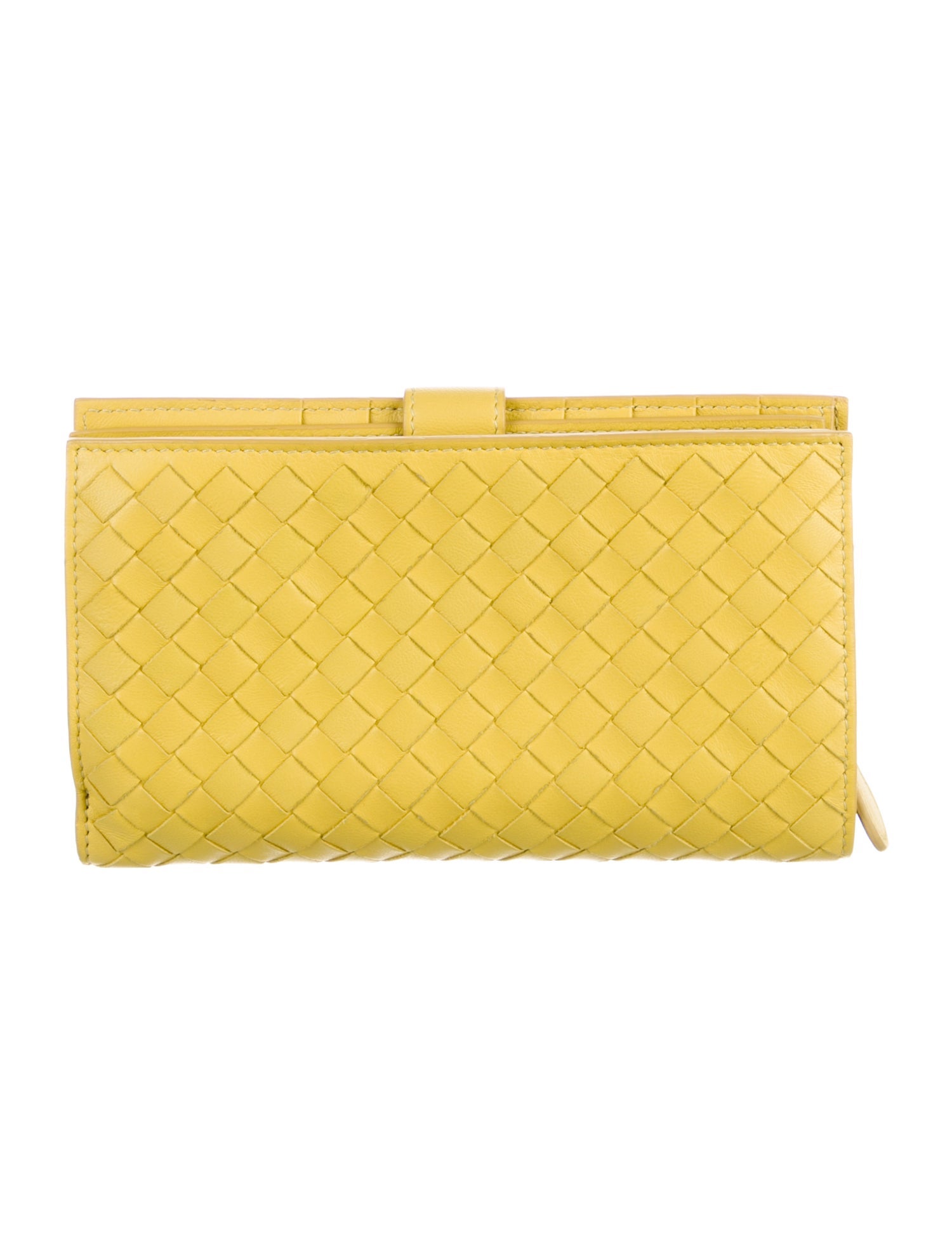 Bottega Veneta Vintage Intrecciato Weave Wallet
