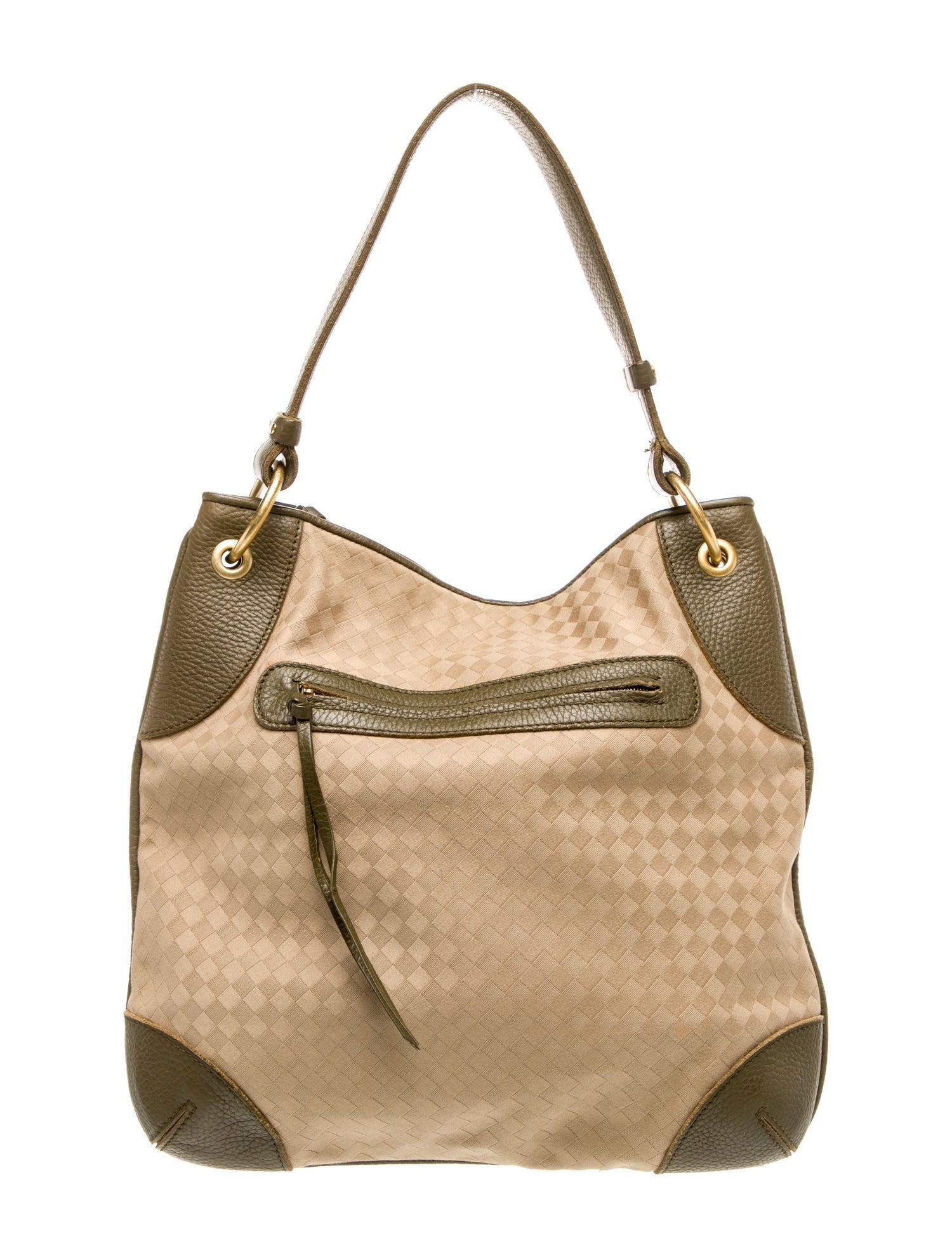 Bottega Veneta Canvas Shoulder Bag