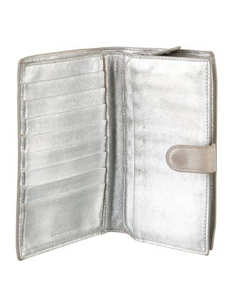 Bottega Veneta Intrecciato Weave Leather French Purse