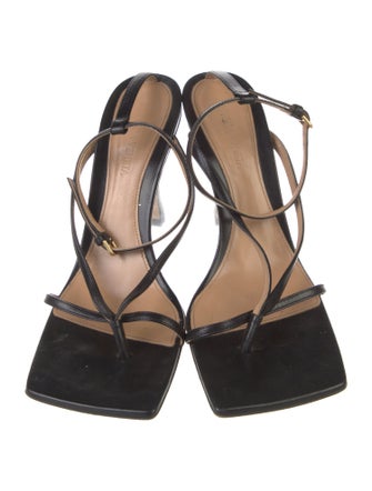 Bottega Veneta Leather Slingback Sandals