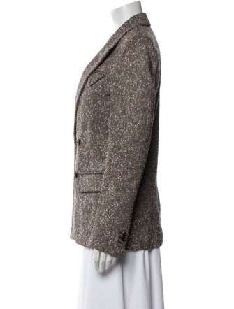 Bottega Veneta 2021 Tweed Pattern Blazer