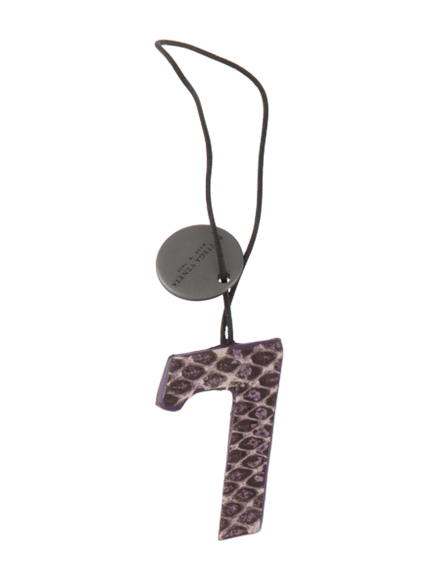 Bottega Veneta Snakeskin Lucky Number Phone Charm