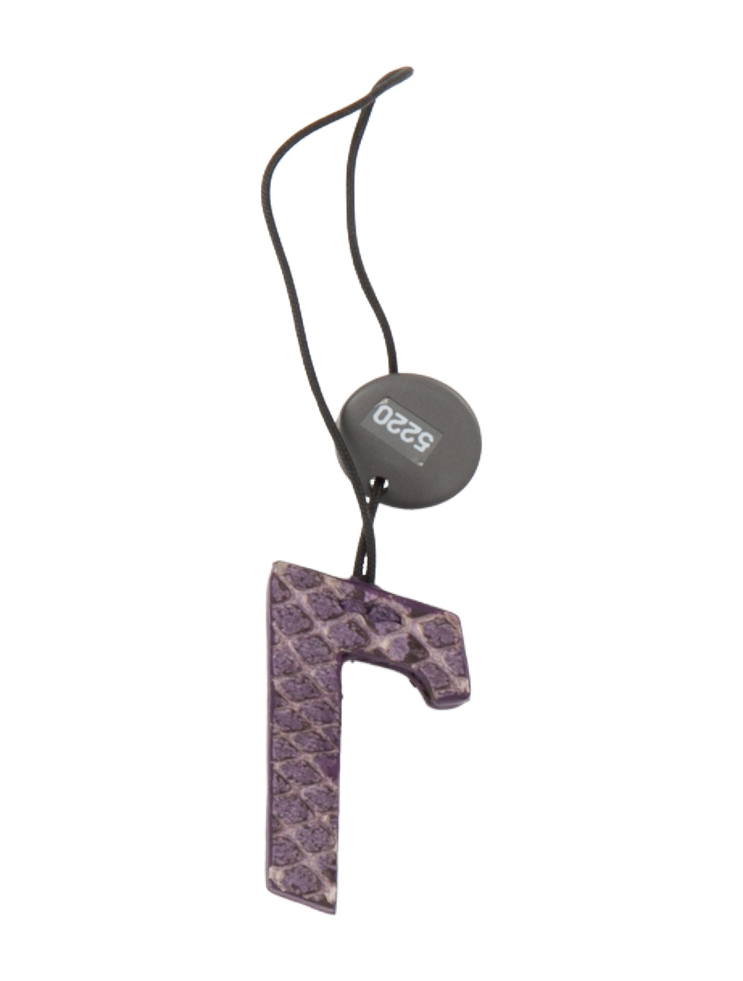 Bottega Veneta Snakeskin Lucky Number Phone Charm