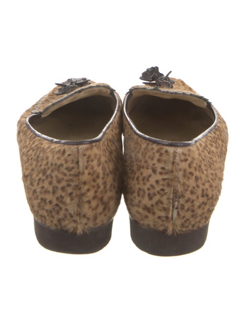 Bottega Veneta Ponyhair Animal Print Loafers