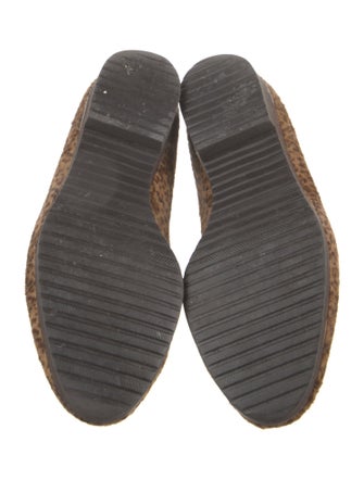 Bottega Veneta Ponyhair Animal Print Loafers