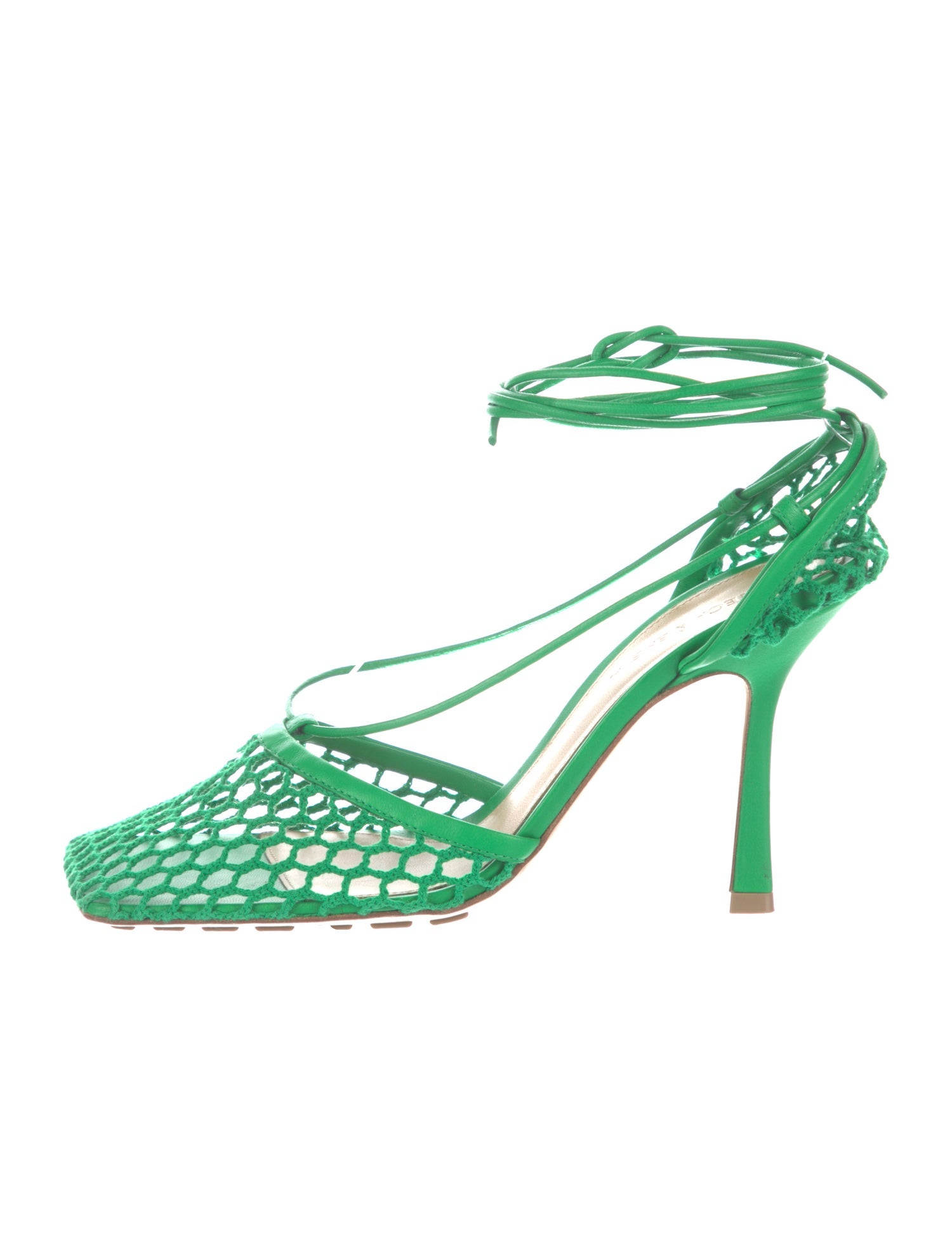 Bottega Veneta Mesh Slingback Pumps