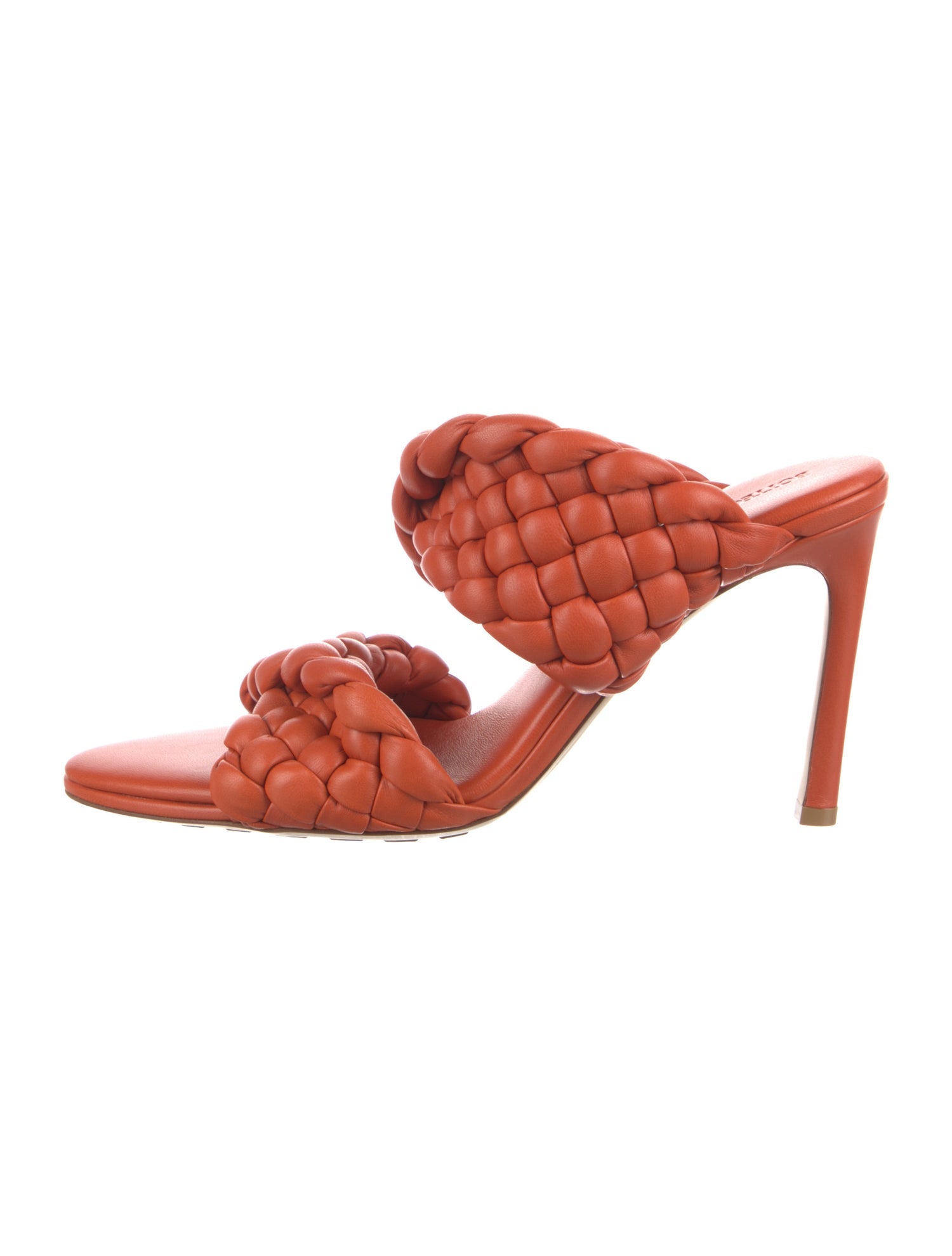 Bottega Veneta Intrecciato Weave Leather Slides