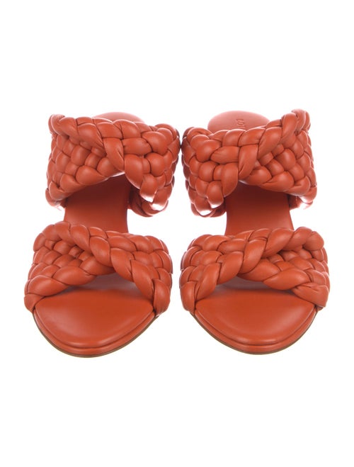 Bottega Veneta Intrecciato Weave Leather Slides