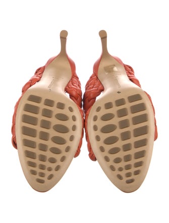 Bottega Veneta Intrecciato Weave Leather Slides