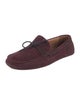 Bottega Veneta Intrecciato Weave Suede Moccasins