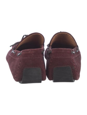 Bottega Veneta Intrecciato Weave Suede Moccasins