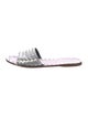 Bottega Veneta Intrecciato Weave Leather Slides