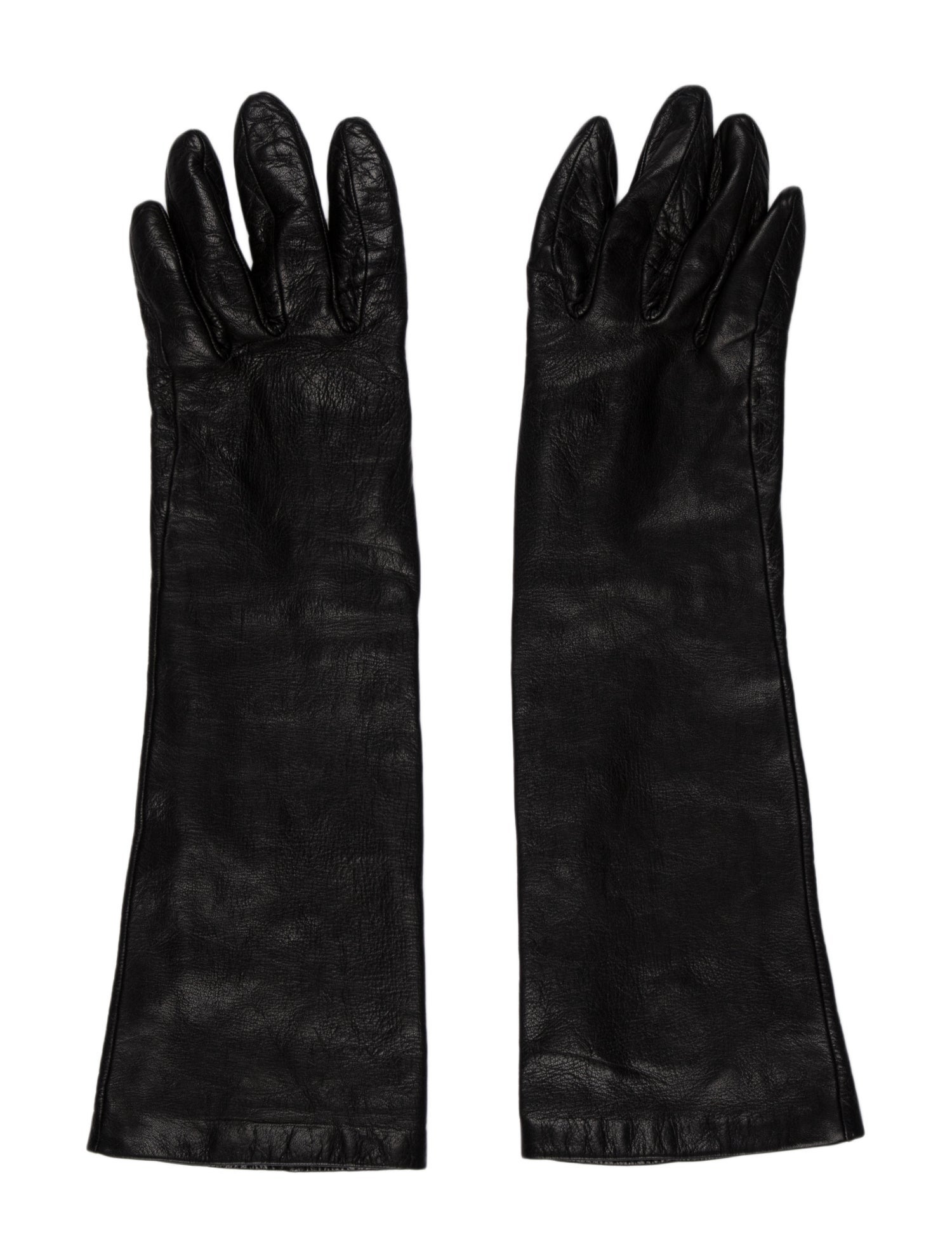 Bottega Veneta Leather Gloves Size 6+
