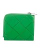 Bottega Veneta Intrecciato Weave Leather Compact Wallet