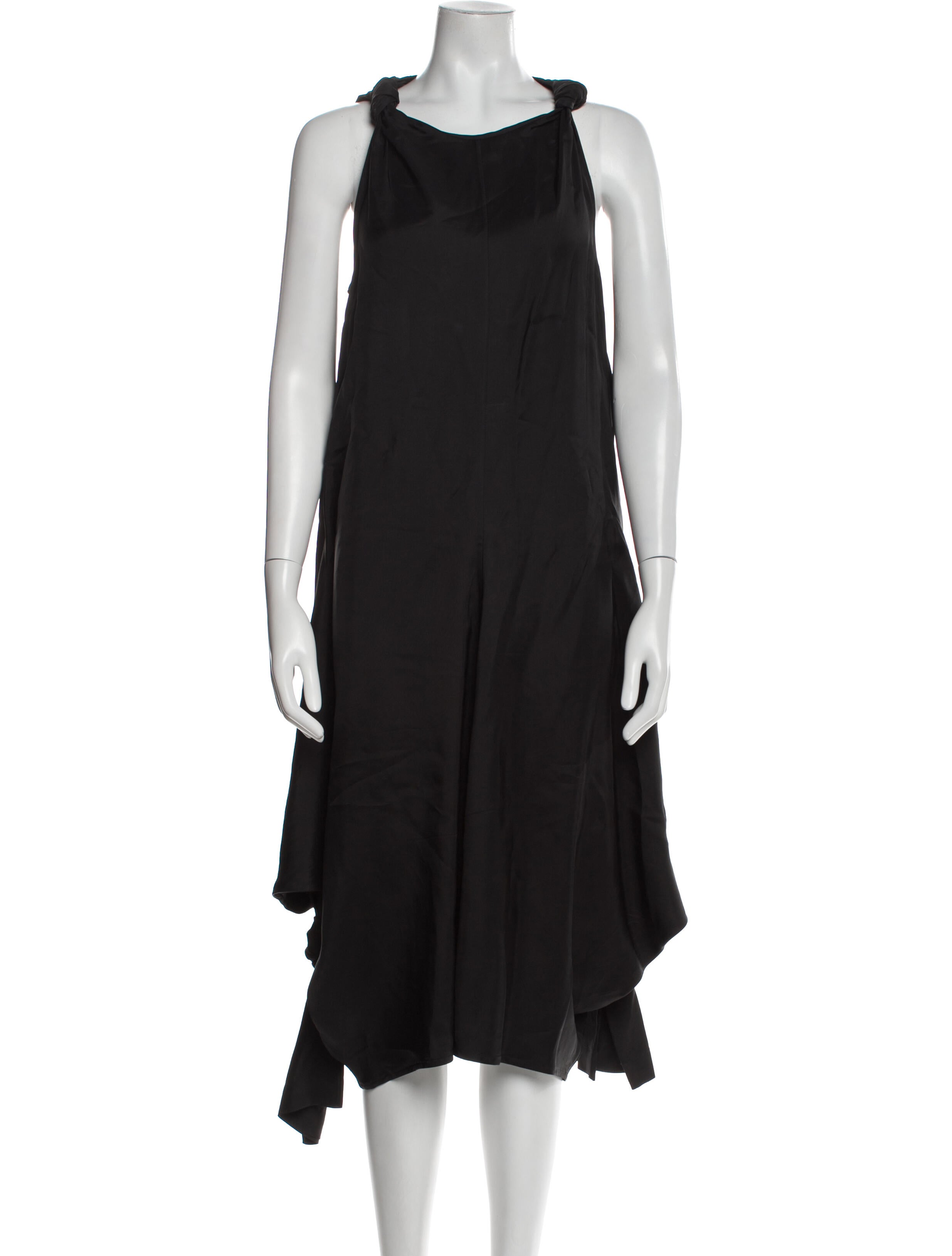Bottega Veneta Square Neckline Midi Length Dress