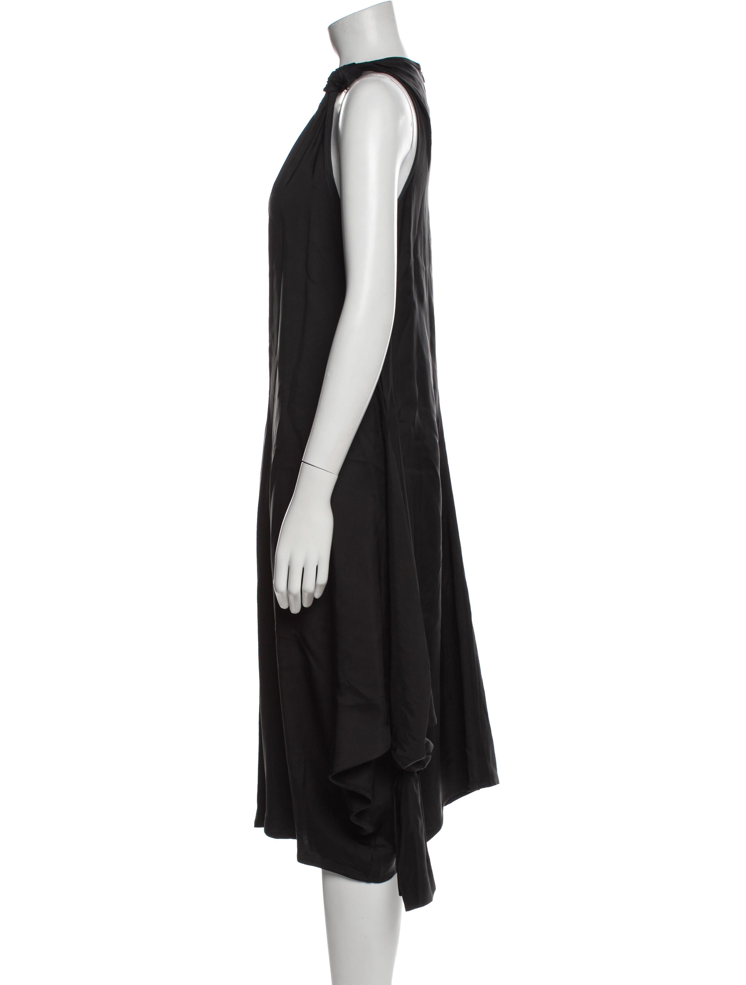 Bottega Veneta Square Neckline Midi Length Dress