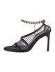 Bottega Veneta Chain-Link Accent Mesh Pumps