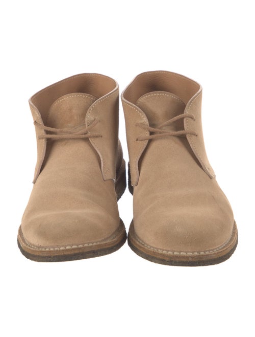 Bottega Veneta Suede Lace-Up Boots