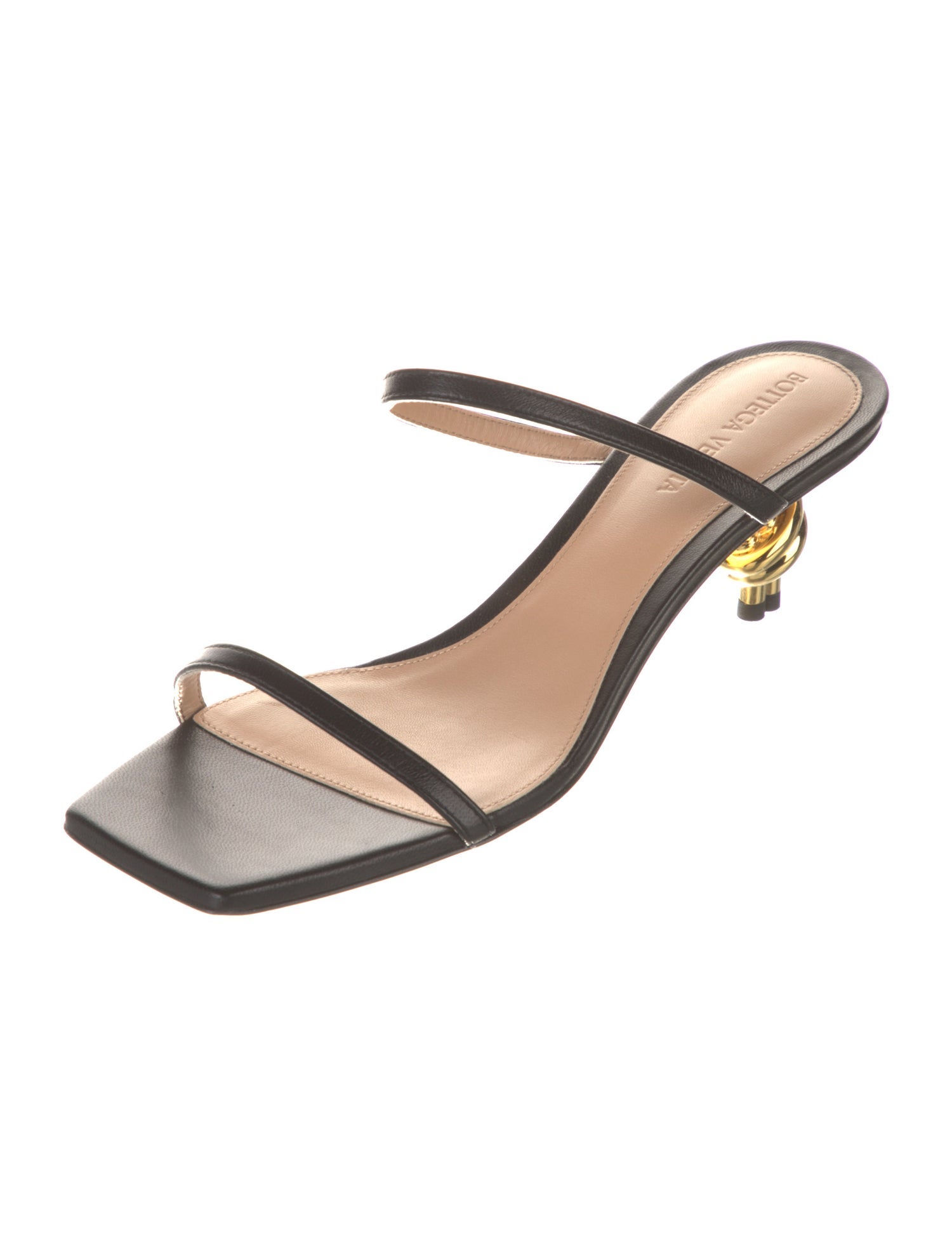 Bottega Veneta Leather Slides