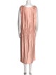 Bottega Veneta Satin Long Dress