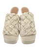 Bottega Veneta Intrecciato Weave Leather Slides
