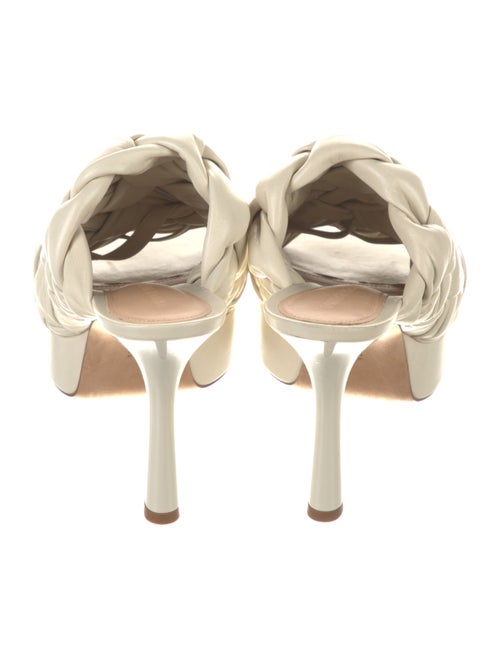 Bottega Veneta Intrecciato Weave Leather Slides