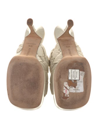 Bottega Veneta Intrecciato Weave Leather Slides