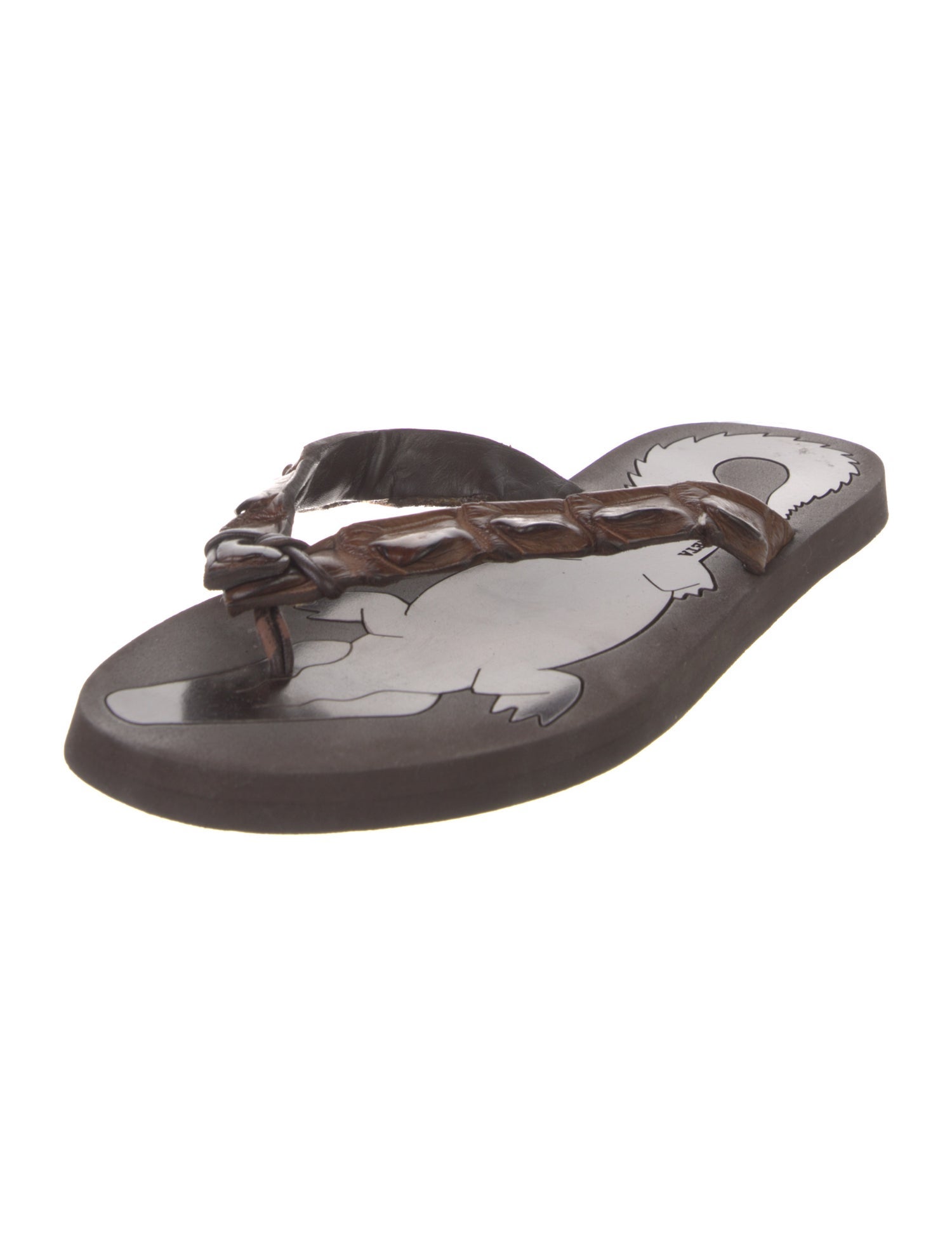 Bottega Veneta Leather Slides