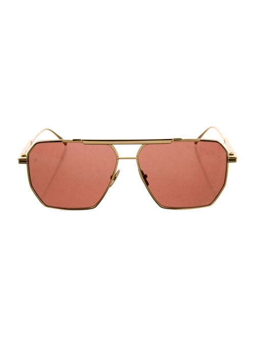 Bottega Veneta Aviator Tinted Sunglasses