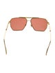 Bottega Veneta Aviator Tinted Sunglasses