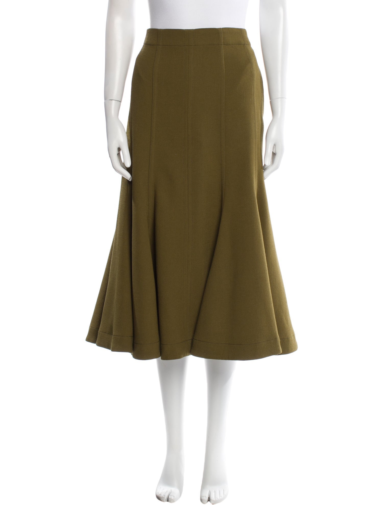 Bottega Veneta Wool Midi Length Skirt w/ Tags