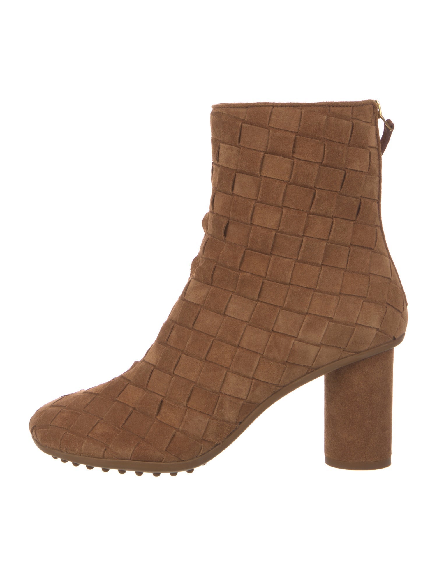Bottega Veneta Intrecciato Weave Suede Boots