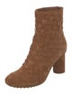 Bottega Veneta Intrecciato Weave Suede Boots