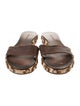 Bottega Veneta Leather Printed Slides