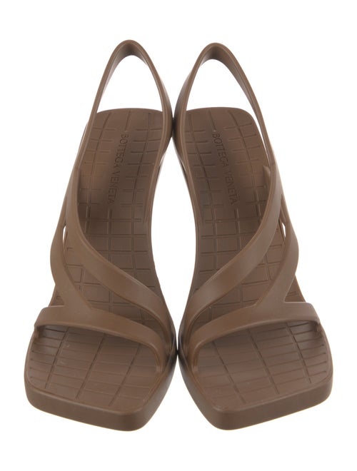 Bottega Veneta Rubber Slingback Sandals