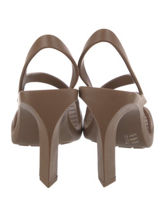 Bottega Veneta Rubber Slingback Sandals