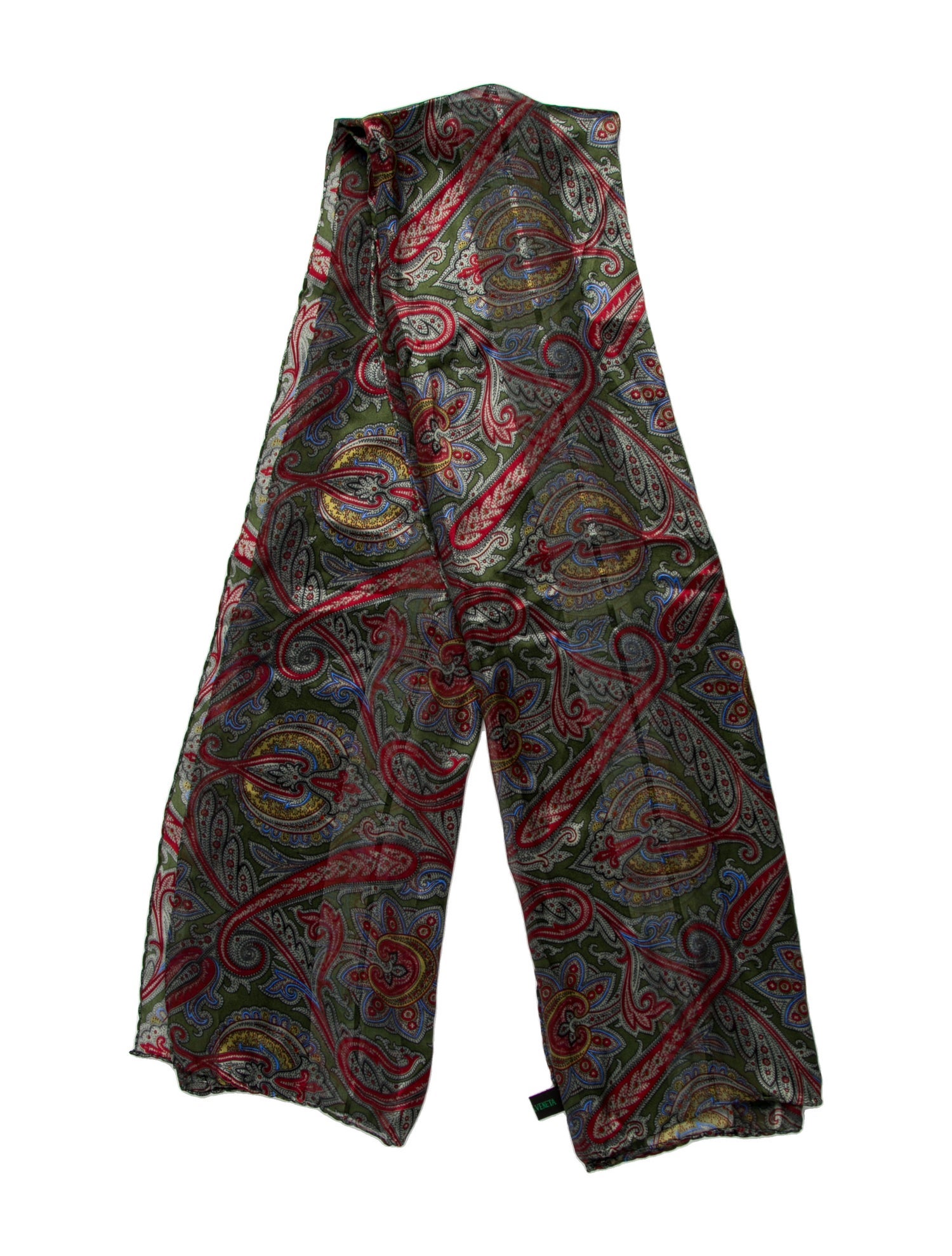 Bottega Veneta Silk Paisley Print Scarf