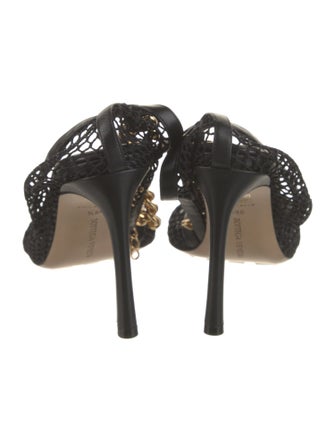 Bottega Veneta Mesh Chain-Link Accents Pumps