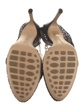 Bottega Veneta Mesh Chain-Link Accents Pumps