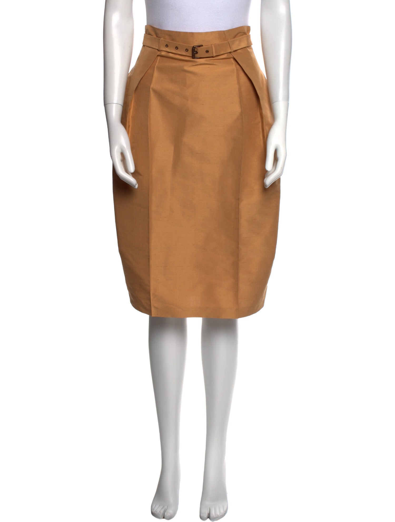 Bottega Veneta Silk Knee-Length Skirt