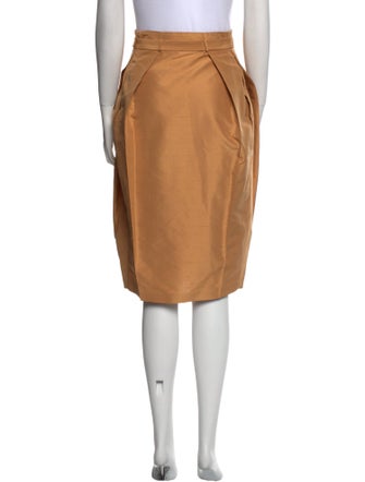 Bottega Veneta Silk Knee-Length Skirt