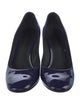 Bottega Veneta Intrecciato Weave Patent Leather Pumps