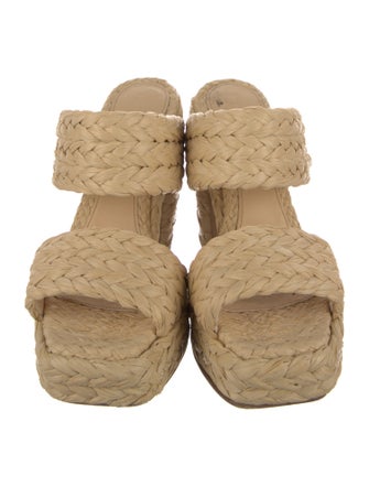 Bottega Veneta Raffia Braided Accents Espadrilles