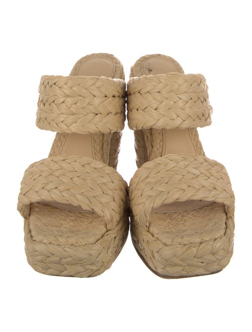 Bottega Veneta Raffia Braided Accents Espadrilles